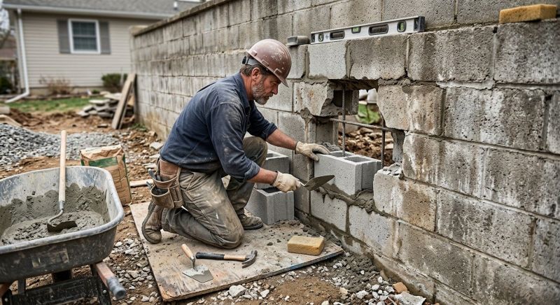 Block Work Repair in Orange County, CA