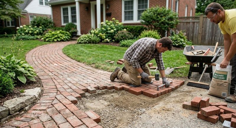 Brick Flatwork Repair in Cerritos, CA