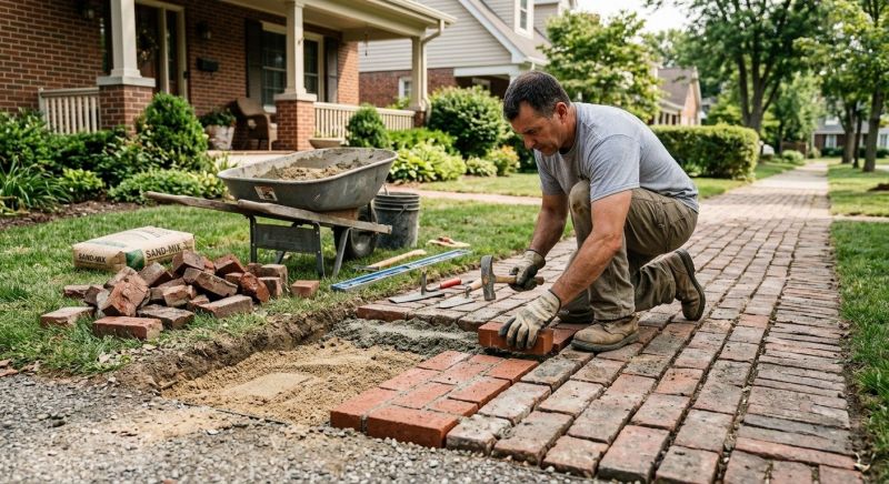 Brick Flatwork Repair in Irvine, CA