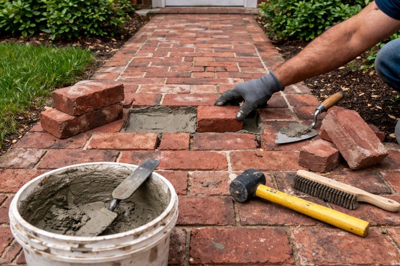 Brick Pathway Repair in Orange County, CA