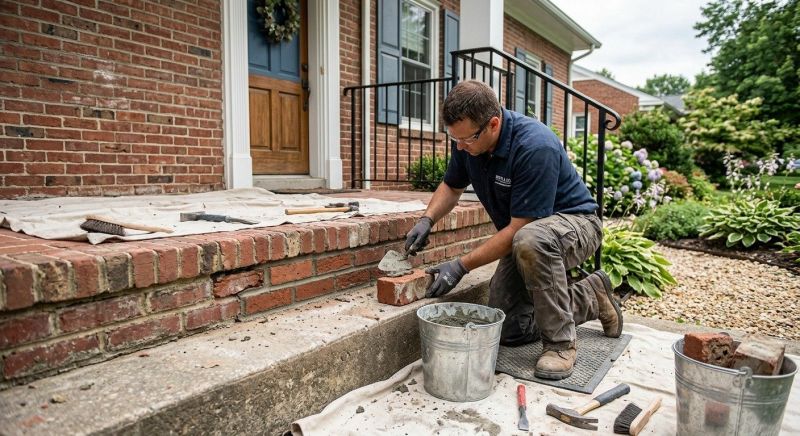 Brick Stairs Repair in Bell, CA