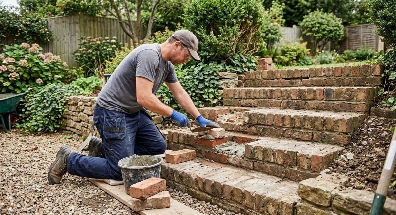 Brick Stairs Repair in San Pedro, CA