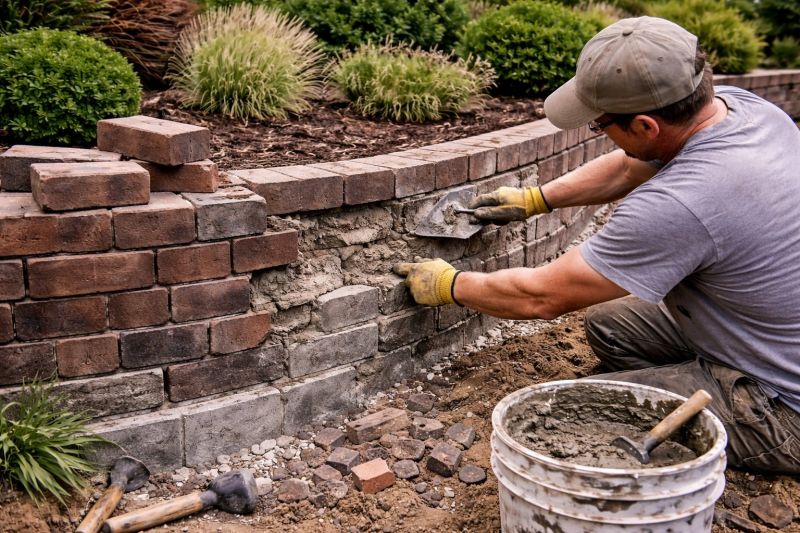 Brick Wall Repair in Aliso Viejo, CA