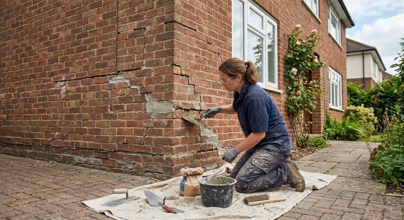 Brick Wall Repair in Bell, CA