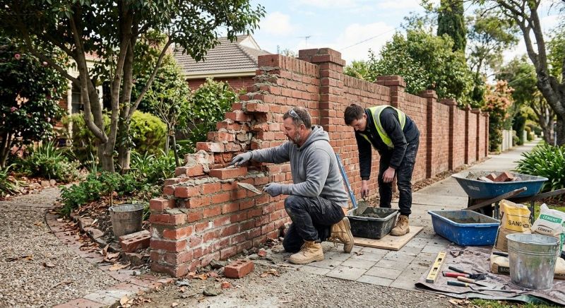 Brick Wall Repair in Chino, CA