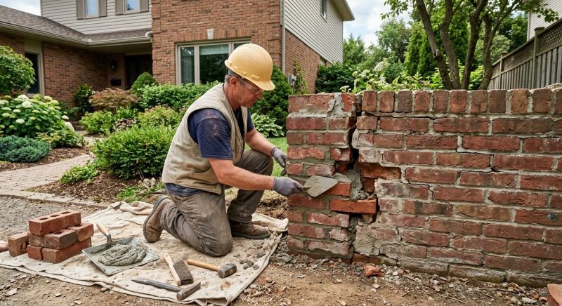 Brick Wall Repair in San Pedro, CA