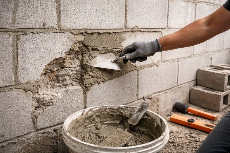 Cinder Block Wall Repair in Paramount, CA