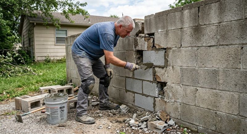Concrete Block Repair in Buena Park, CA