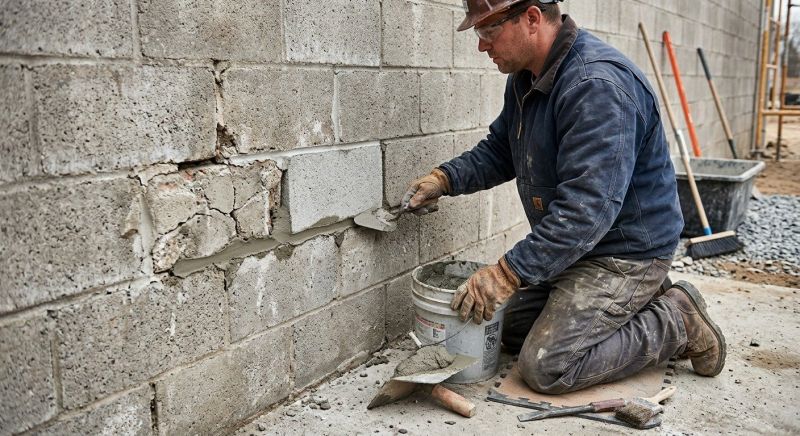 Concrete Block Repair in Orange County, CA