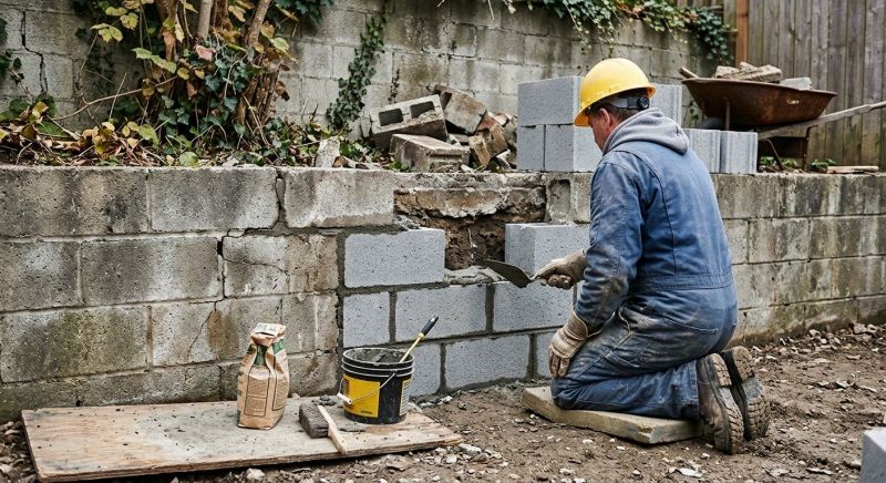 Concrete Block Repair in San Pedro, CA