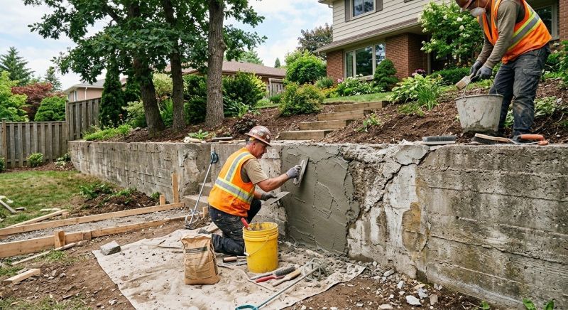Retaining Wall Repair in Cypress, CA