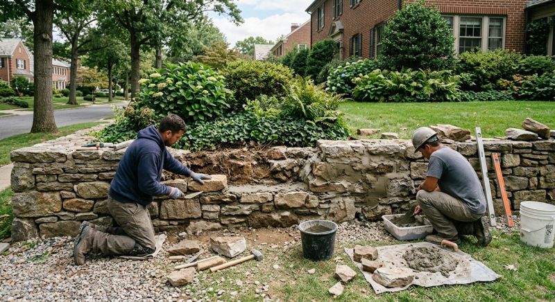 Retaining Wall Repair in Lake Forest, CA