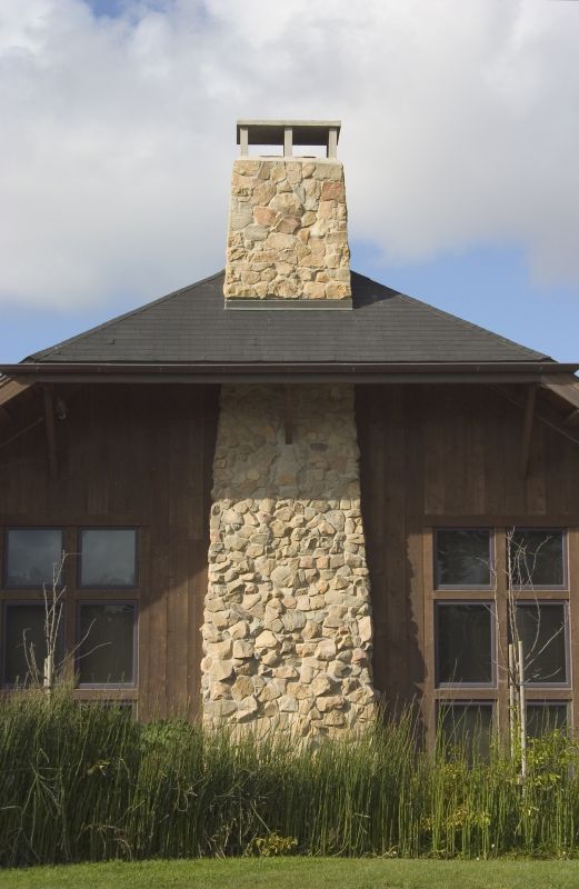 Stone Chimney Installation in Corona Del Mar, CA