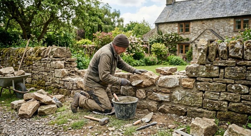 Stone Wall Repair in Anaheim, CA